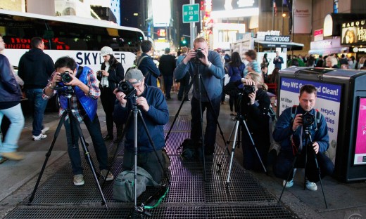 Tour fotografico notturno di New York