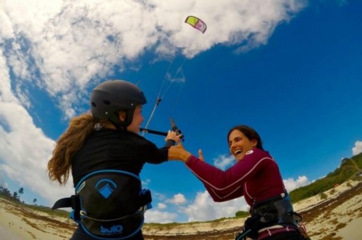 Lezione di Kitesurf