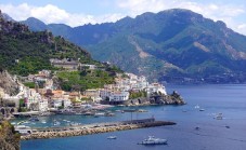 Volo parallelo per quattro persone in zipline in Costiera Amalfitana