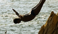 Cliff Divers Show at La Quebrada